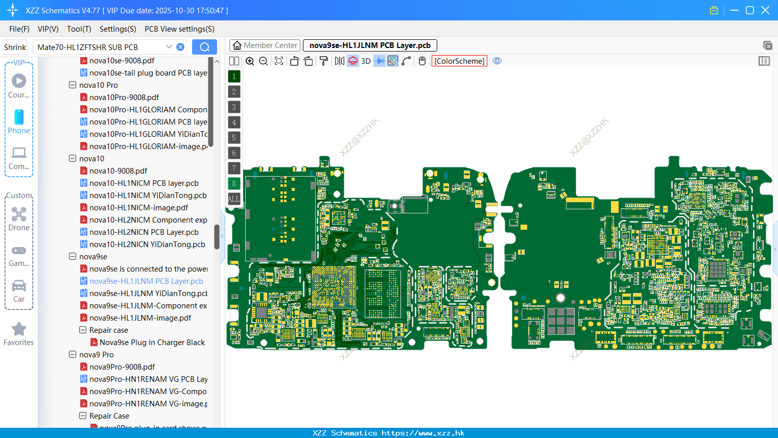 Huawei Nova9se-HL1JLNM PCB Layer